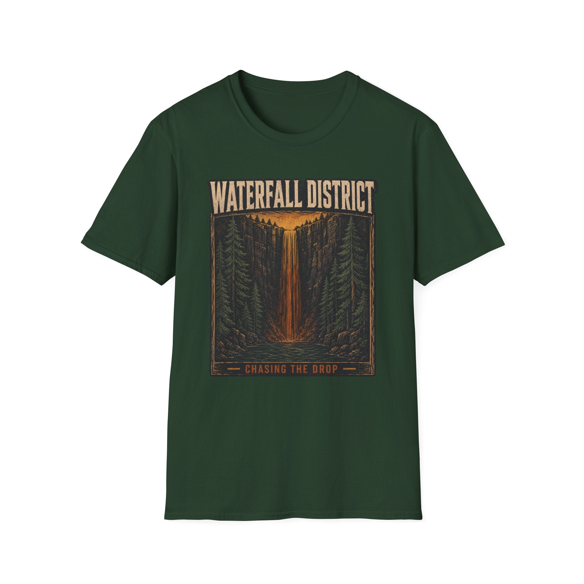 Waterfall District - Hiking Graphic T-Shirt