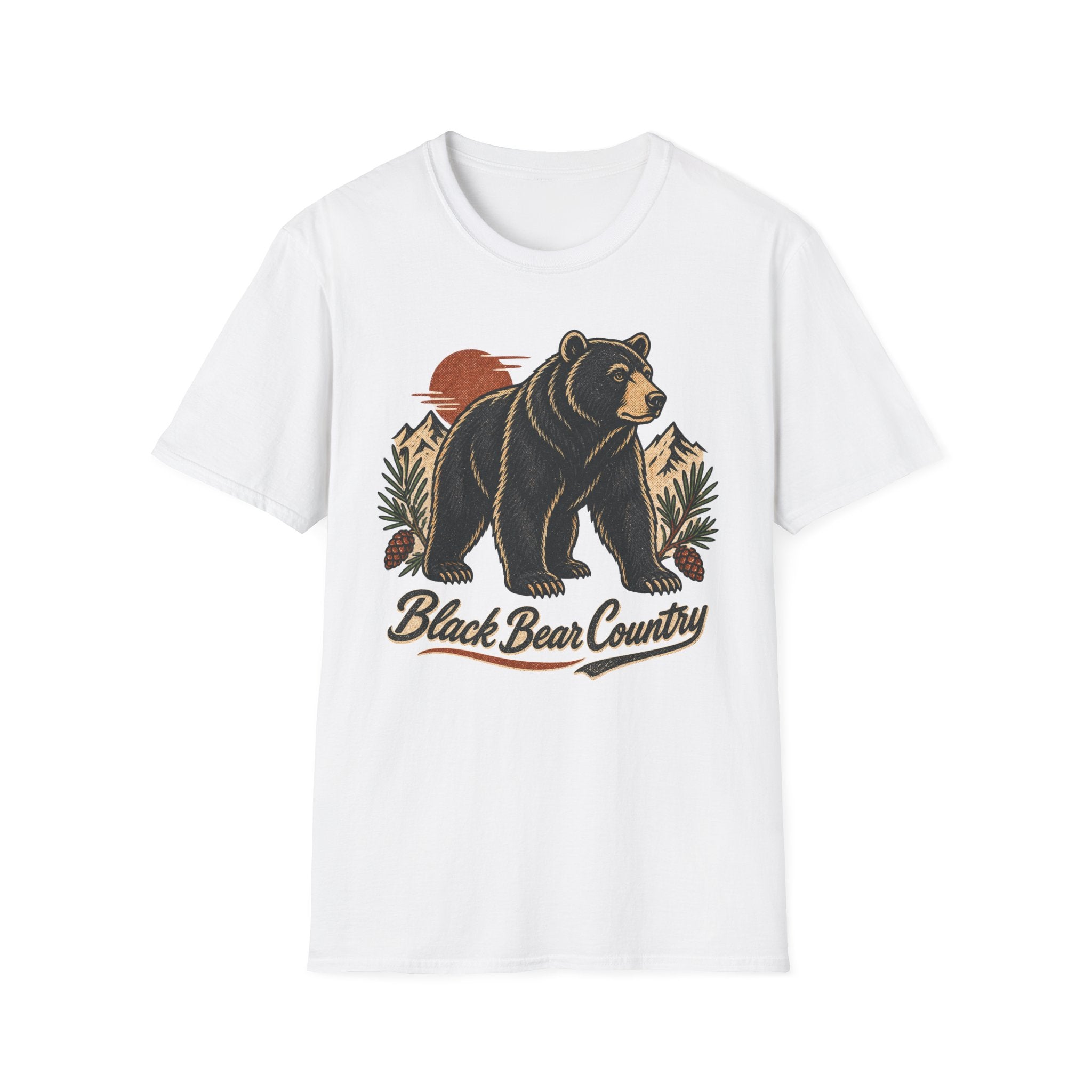 Black Bear Country - Camping Graphic T-Shirt
