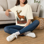 Buck Country / Dawn Patrol - Camping Graphic T-Shirt