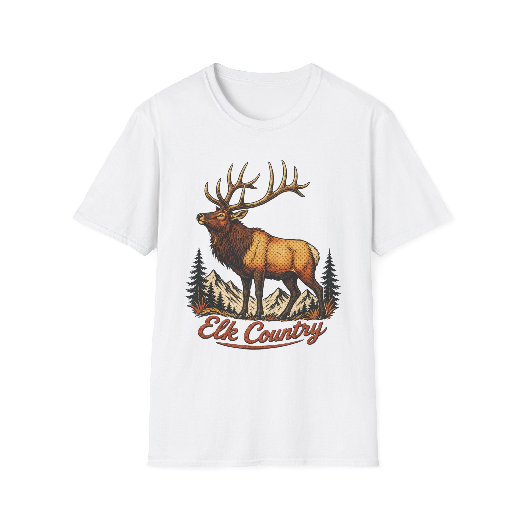 Elk Country - Camping Graphic T-Shirt