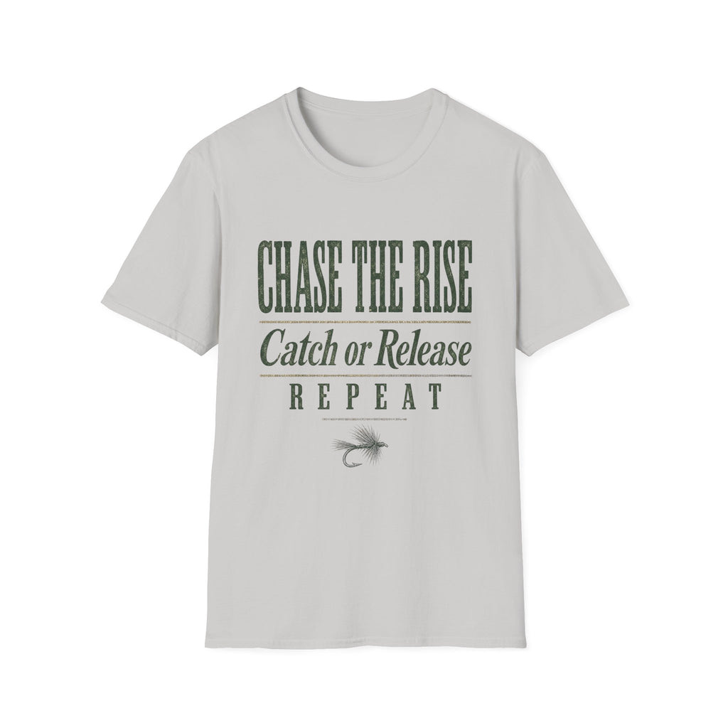 Chase the Rise - Fishing Graphic T-Shirt