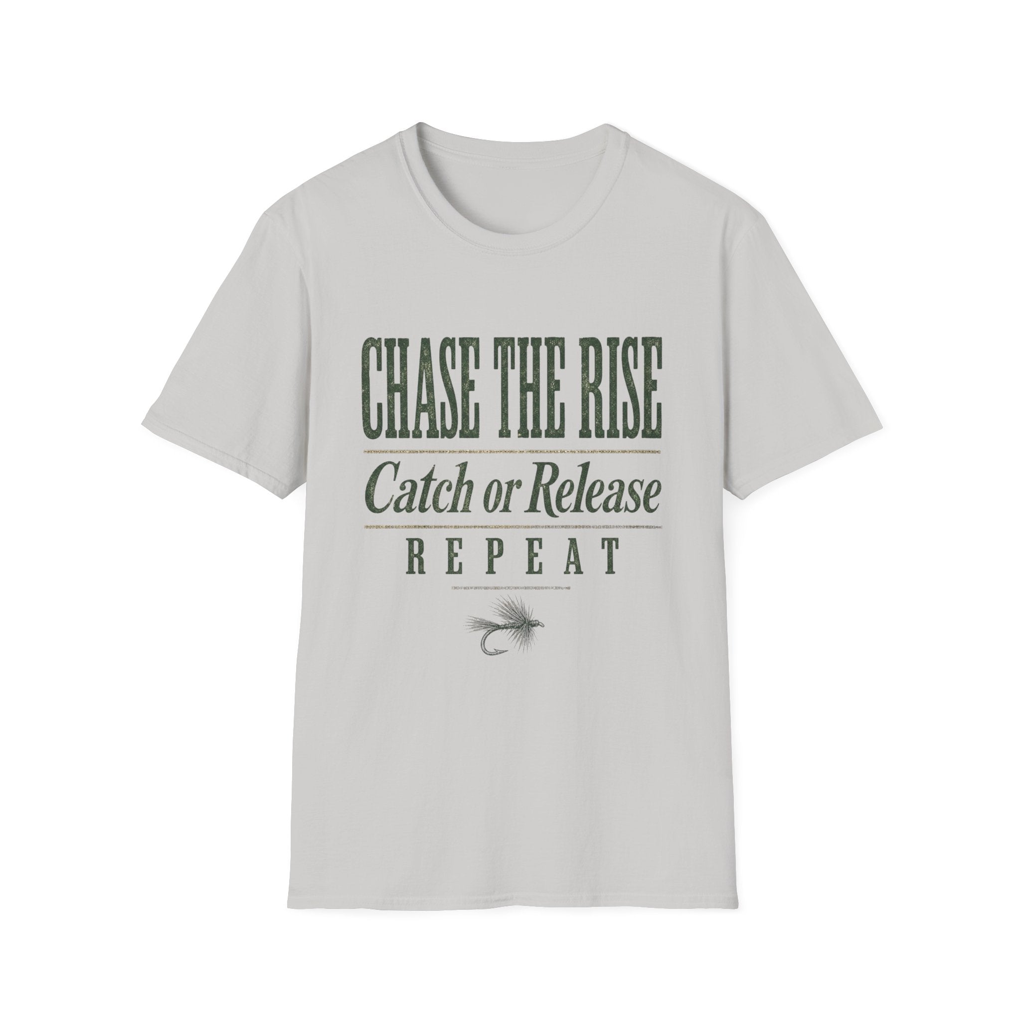 Chase the Rise - Fishing Graphic T-Shirt