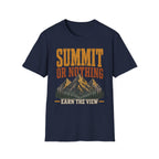 Summit or Nothing / Earn the View - Camping Graphic T-Shirt