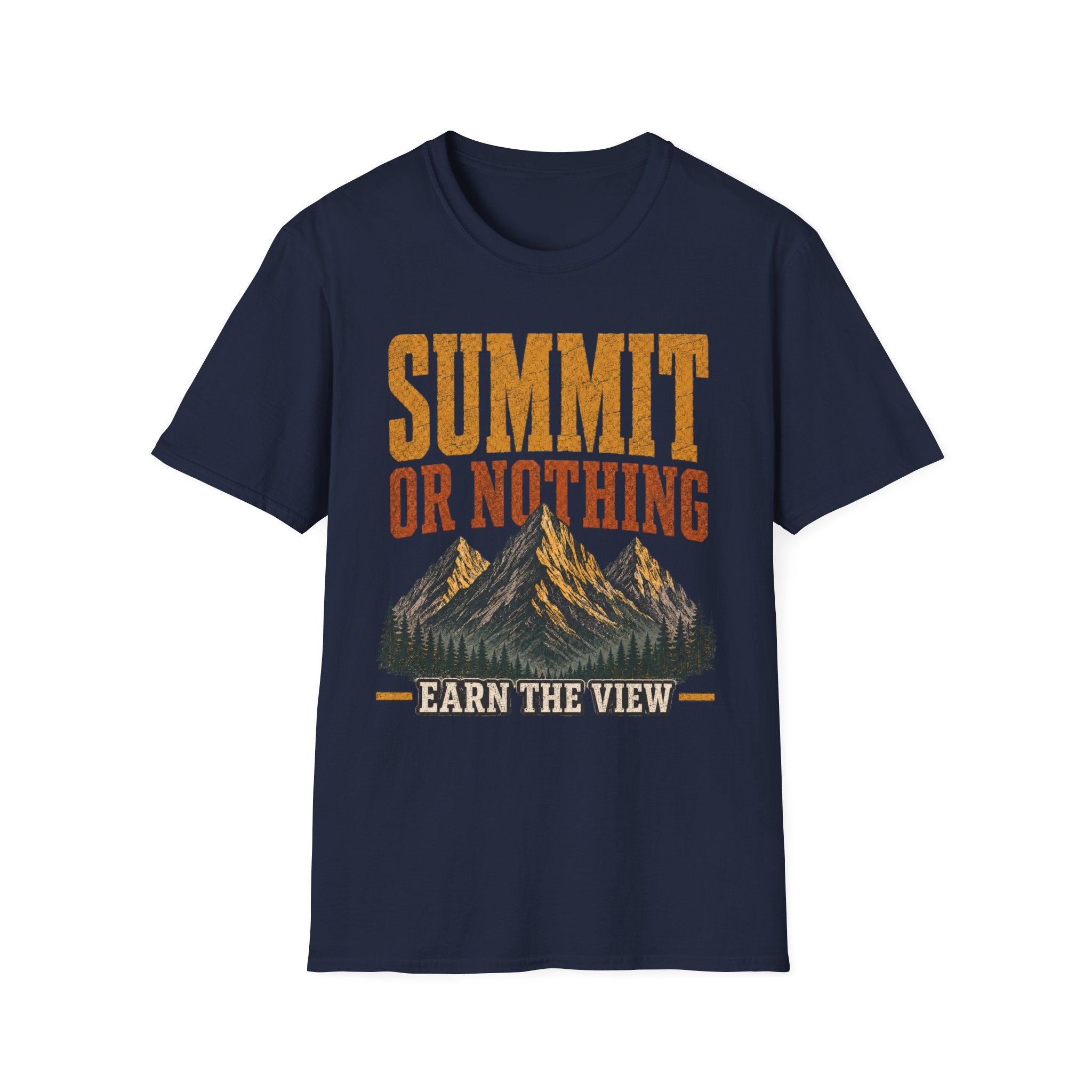 Summit or Nothing / Earn the View - Camping Graphic T-Shirt