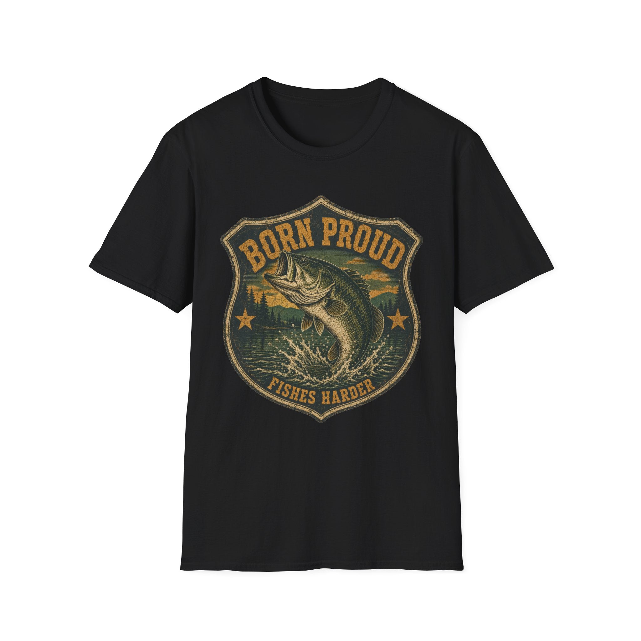 Born Proud - Fishing Graphic T-Shirt