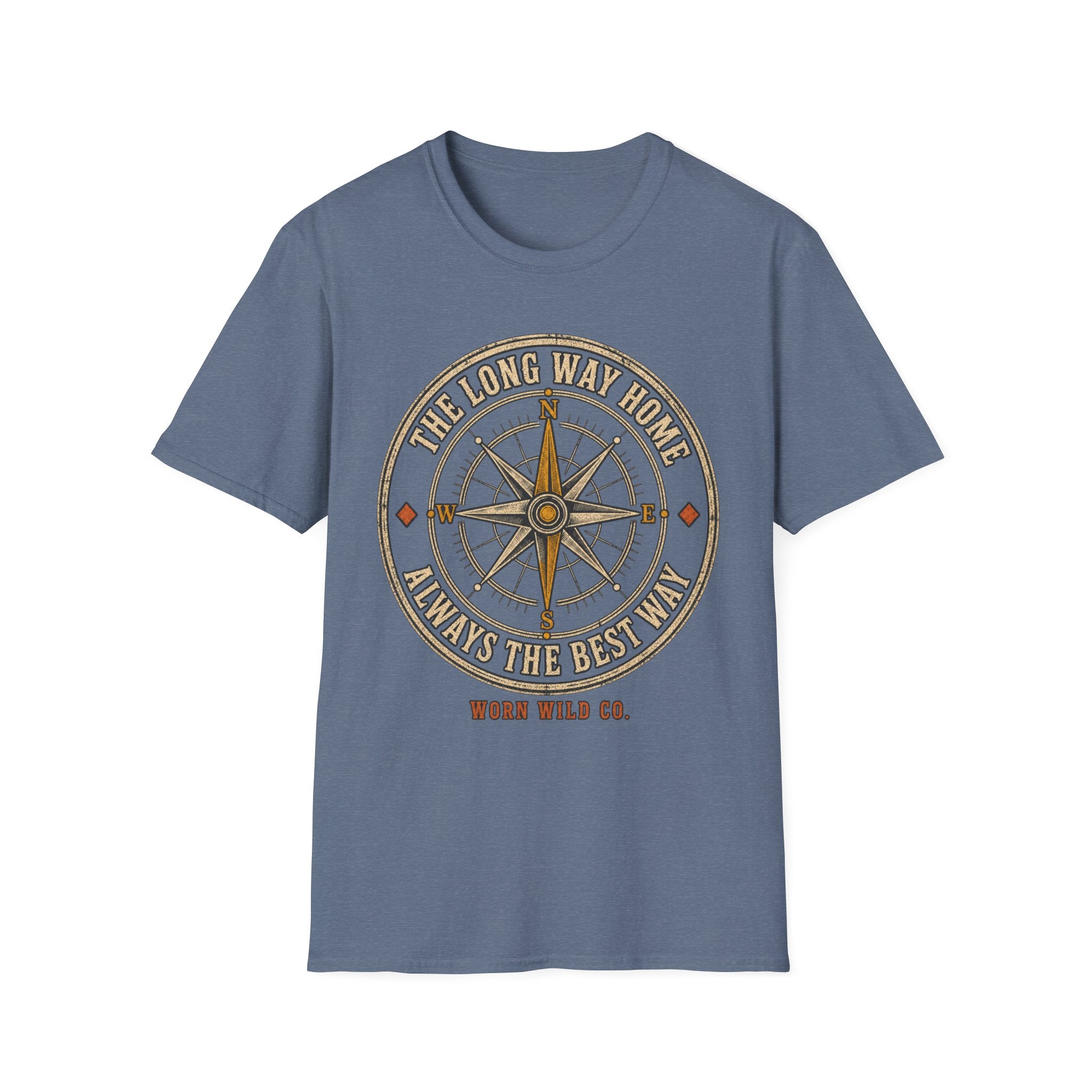 The Long Way Home - Motorcycles Graphic T-Shirt