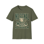 No Signal No Problem - Camping Graphic T-Shirt