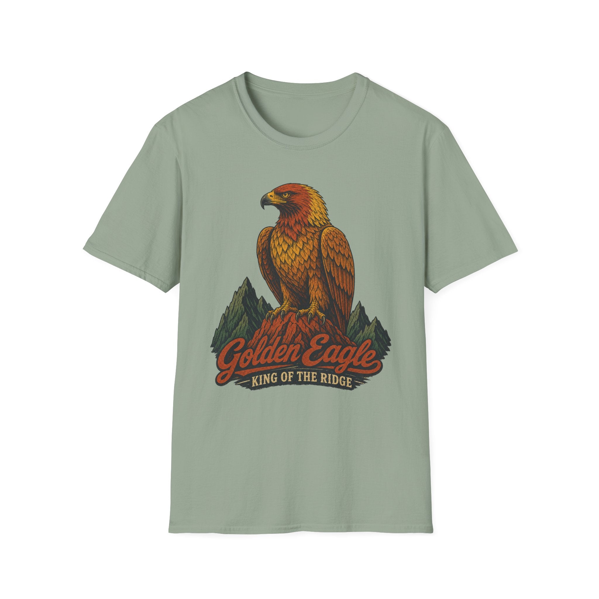 Golden Eagle - Hiking Graphic T-Shirt