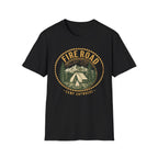 Fire Road / Camp Anywhere - Camping Graphic T-Shirt