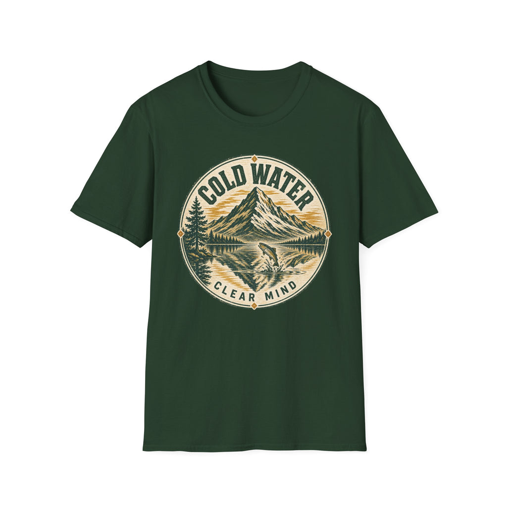 Cold Water - Fishing Graphic T-Shirt