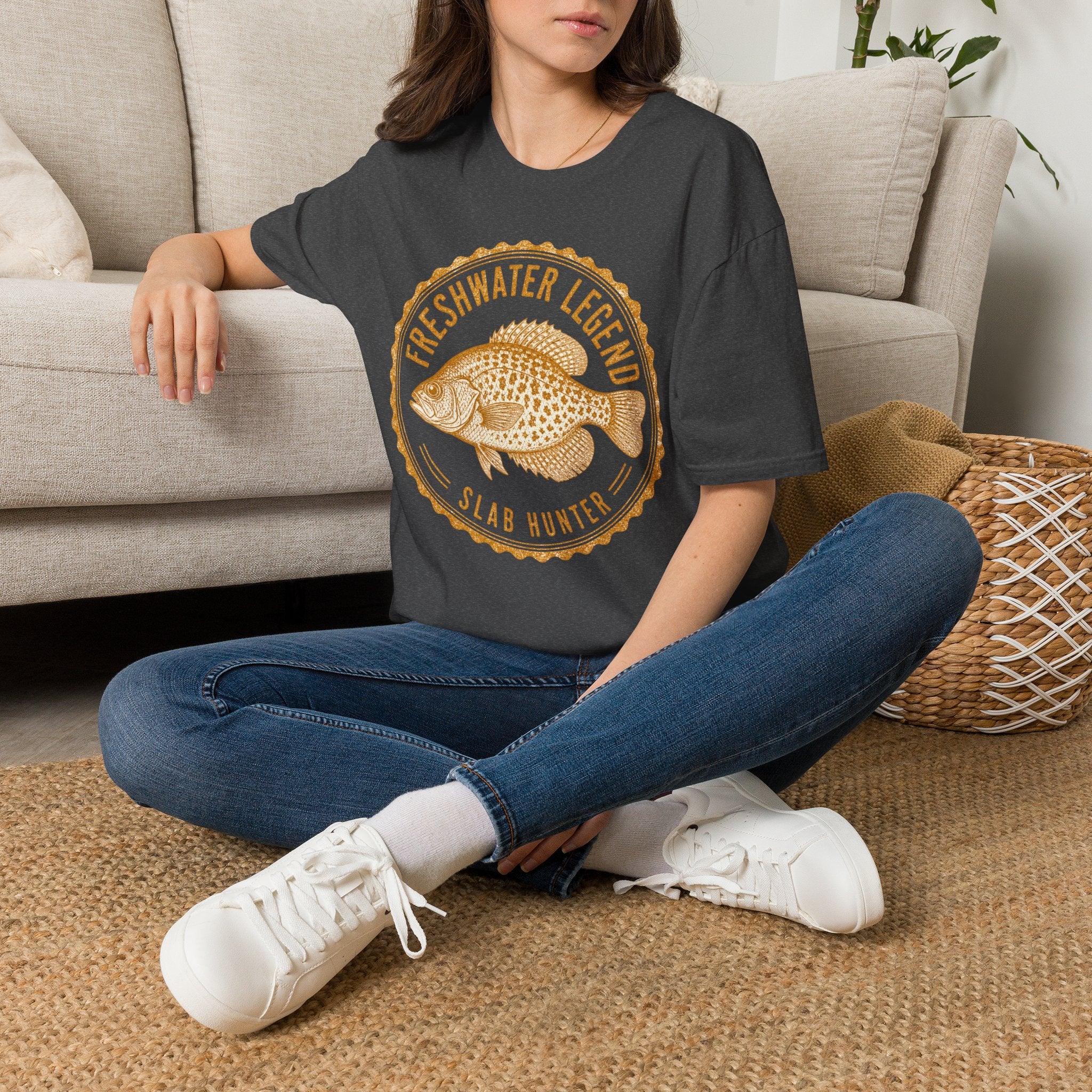 Freshwater Legend / Slab Hunter - Fishing Graphic T-Shirt