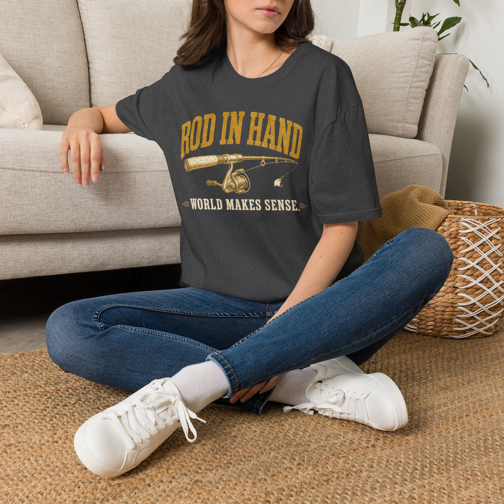 Rod in Hand - Fishing Graphic T-Shirt