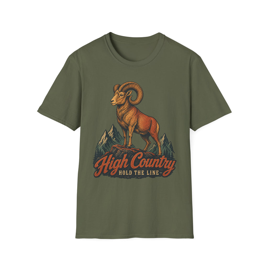 High Country / Hold the Line - Camping Graphic T-Shirt