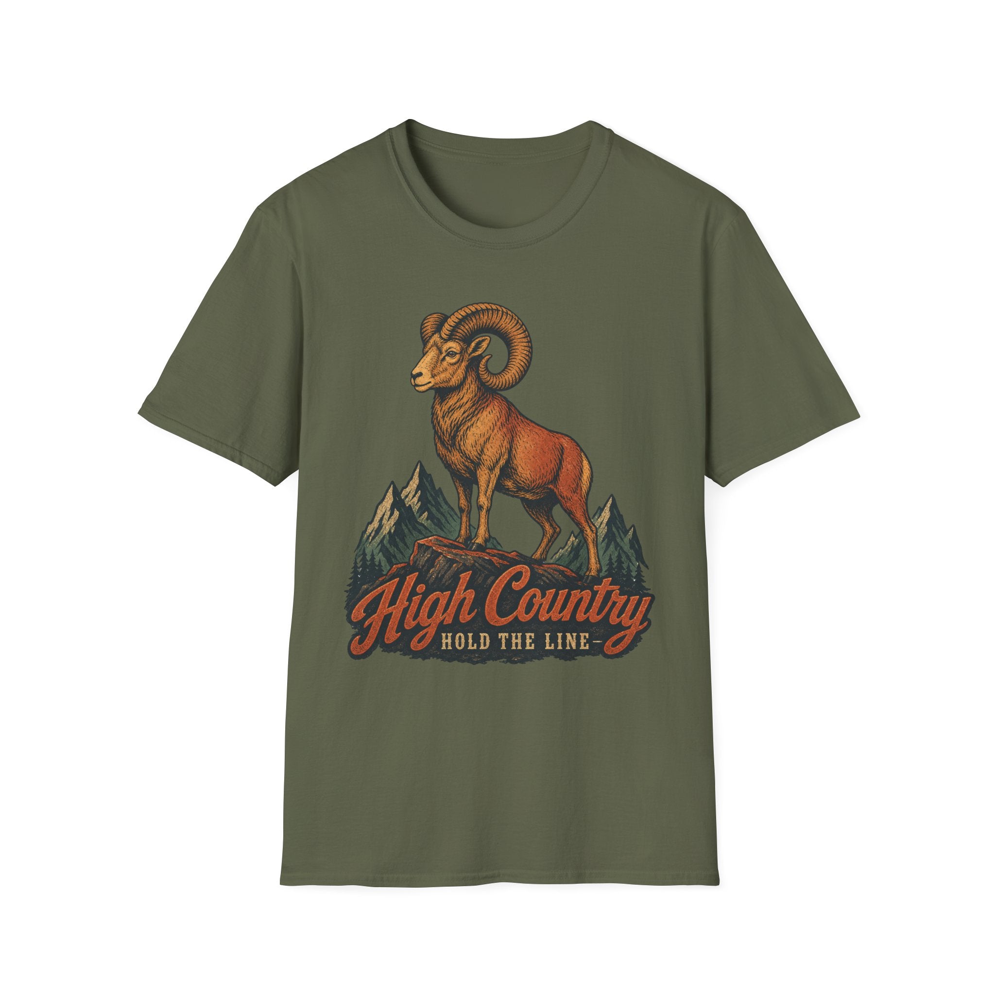 High Country / Hold the Line - Camping Graphic T-Shirt
