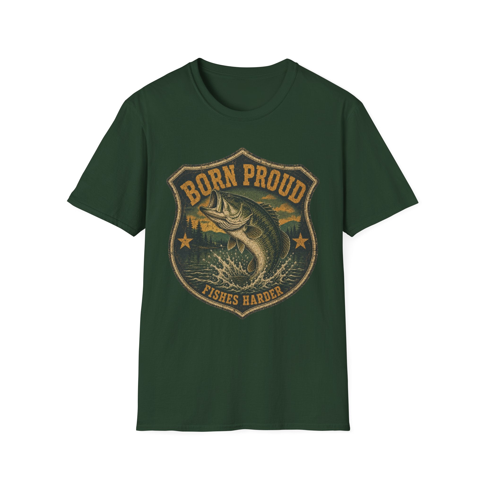 Born Proud - Fishing Graphic T-Shirt