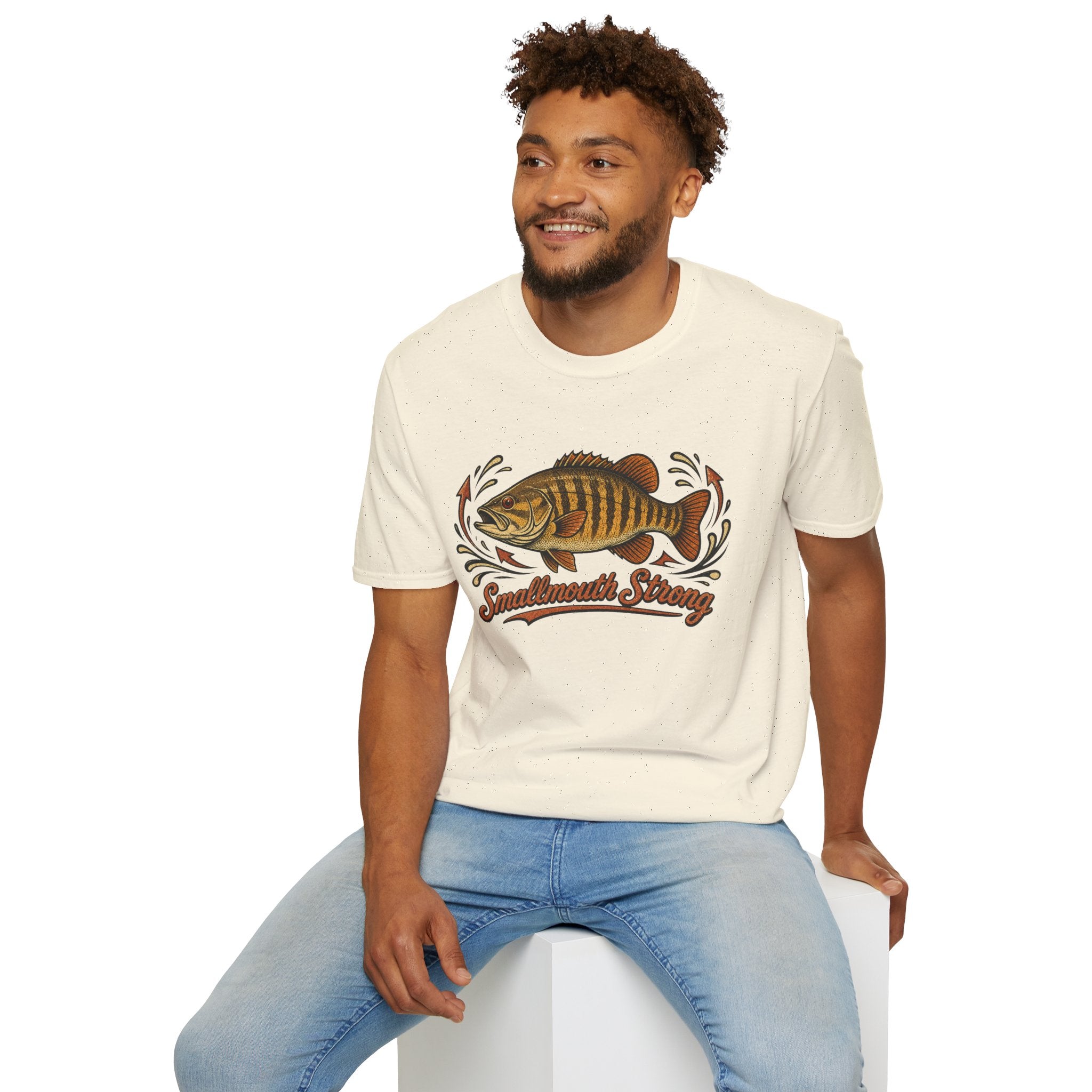 Smallmouth Strong - Fishing Graphic T-Shirt