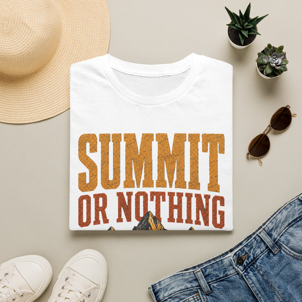 Summit or Nothing / Earn the View - Camping Graphic T-Shirt