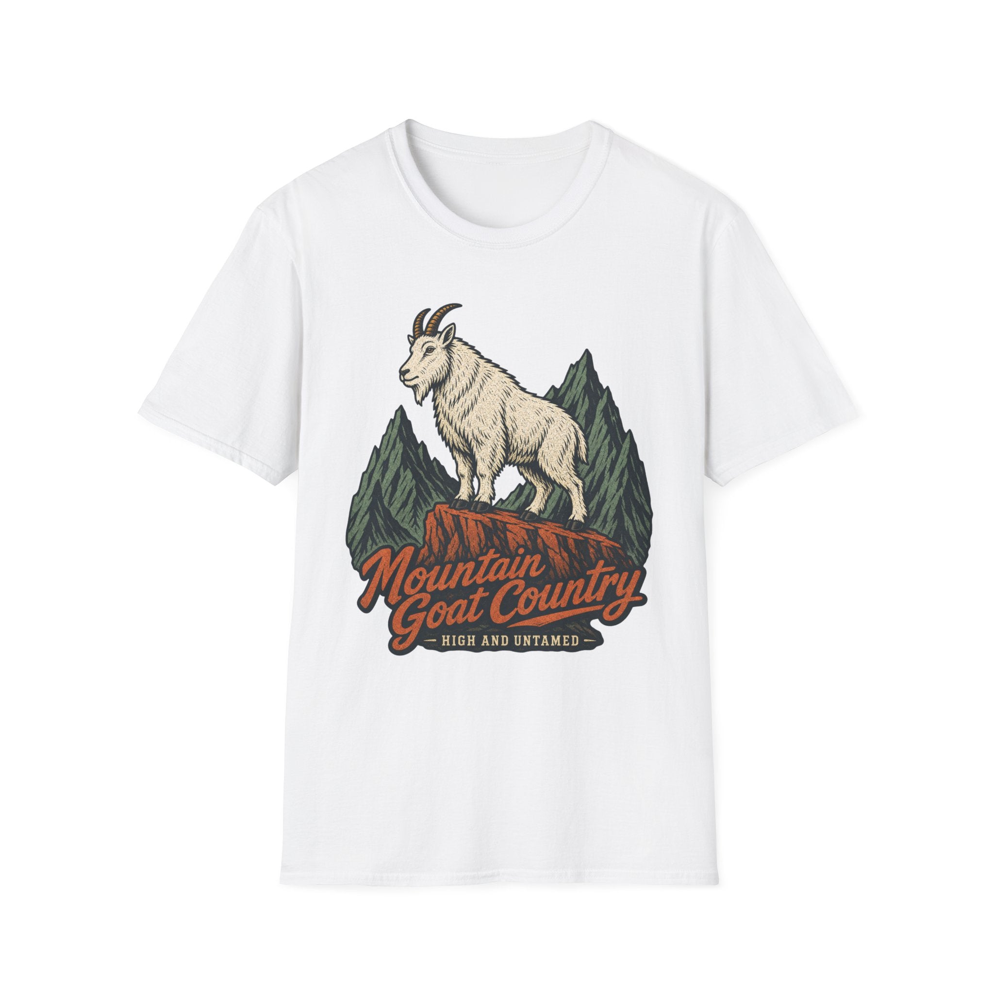 Mountain Goat Country - Hiking Graphic T-Shirt