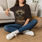 Hard Miles Garage - Motorcycles Graphic T-Shirt