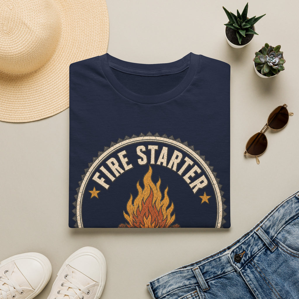 Fire Starter / Light It Up - Camping Graphic T-Shirt