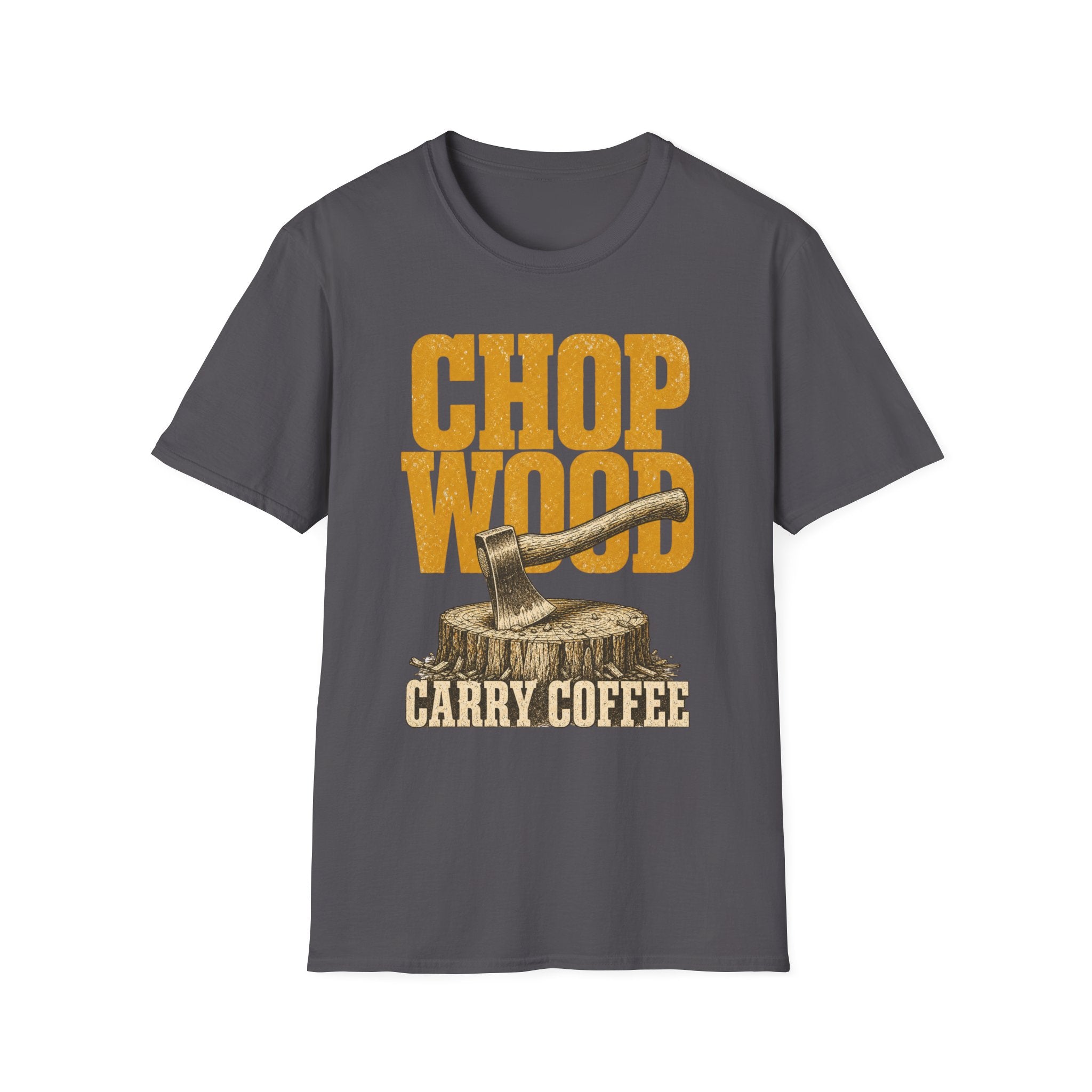 Chop Wood / Carry Coffee - Camping Graphic T-Shirt