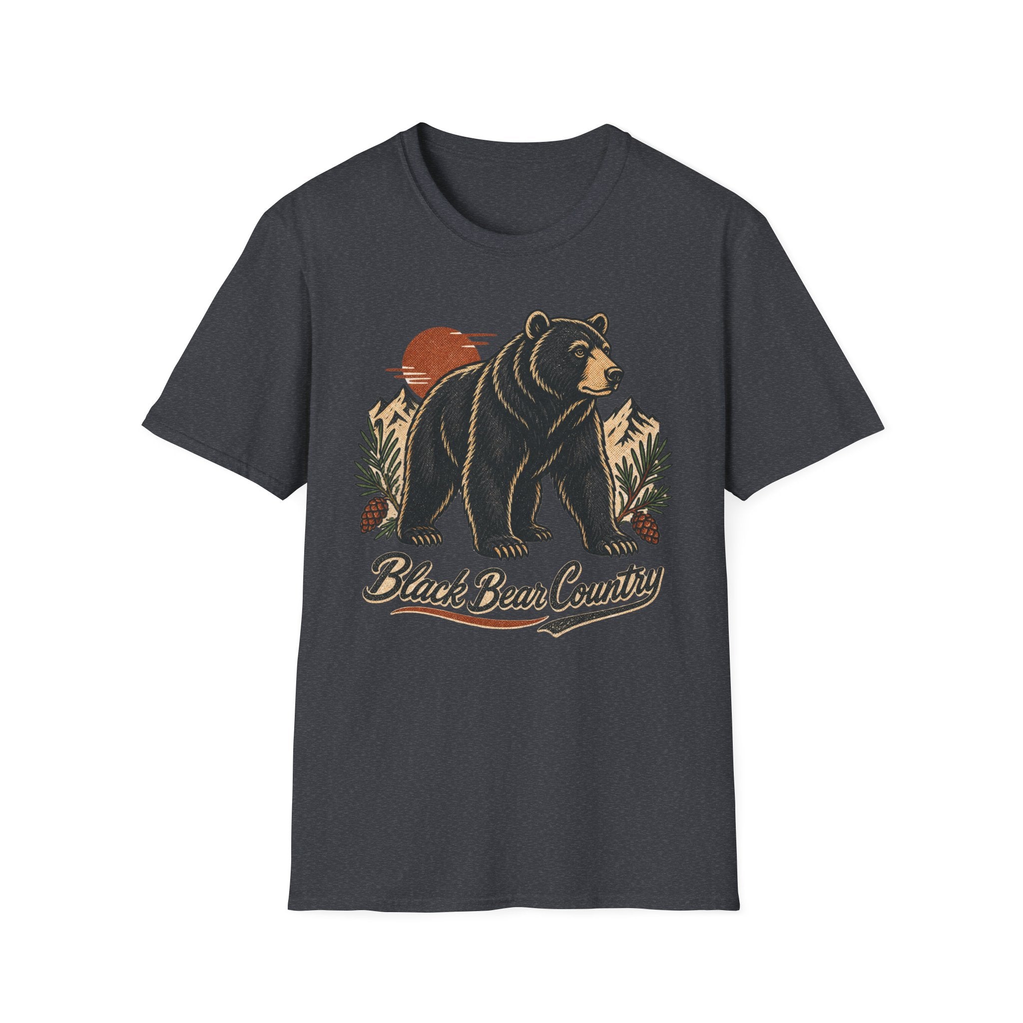 Black Bear Country - Camping Graphic T-Shirt