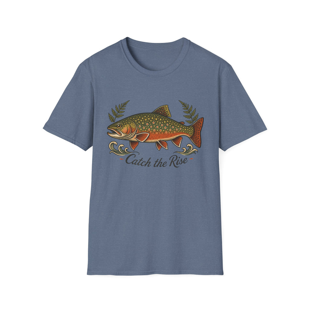 Catch the Rise - Fishing Graphic T-Shirt