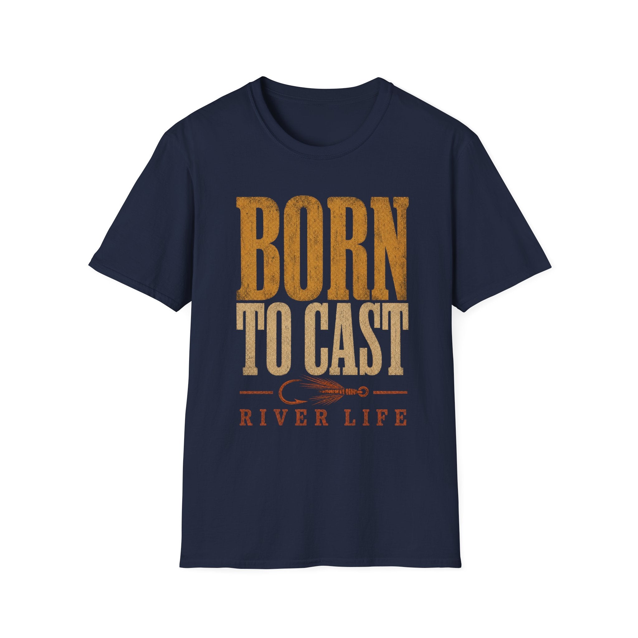 Born to Cast - Fishing Graphic T-Shirt