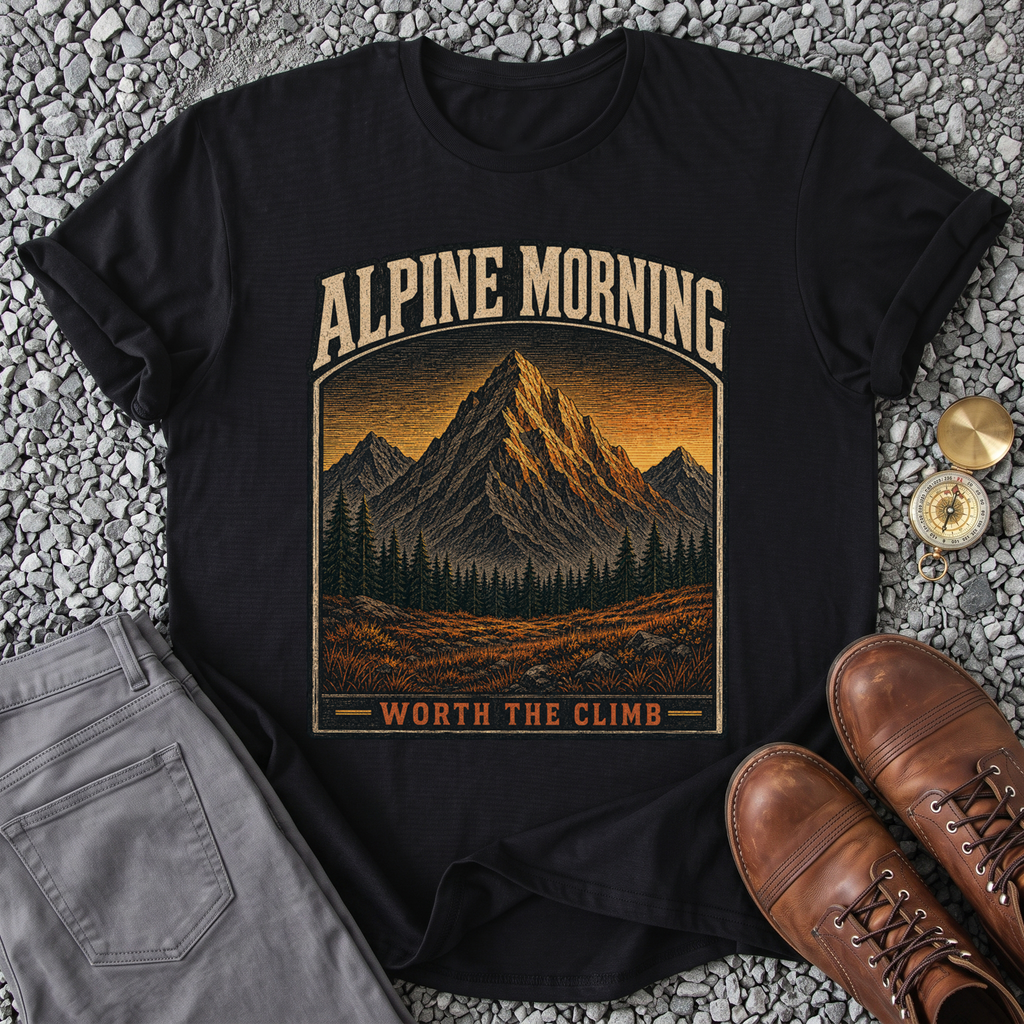 Alpine Morning - Black