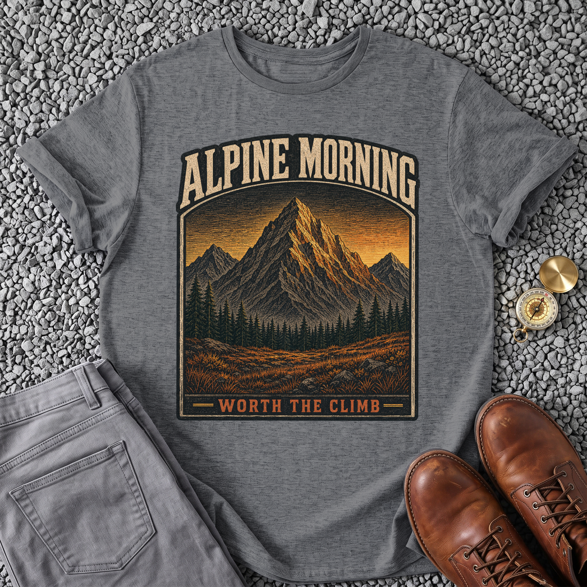 Alpine Morning - Graphite Heather