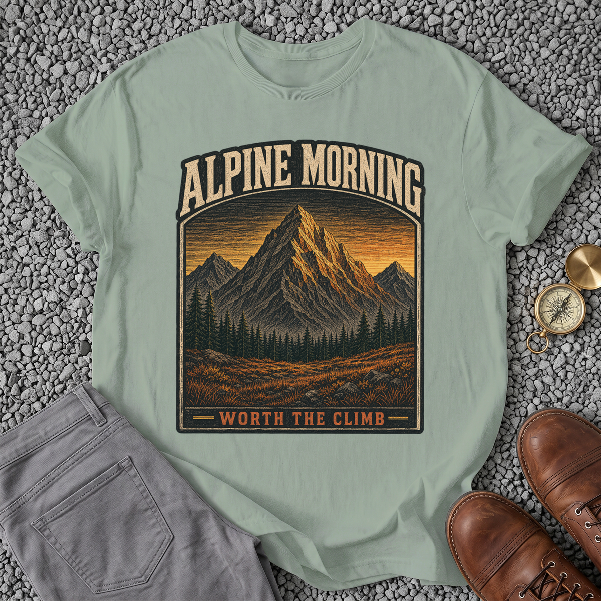 Alpine Morning - Sage