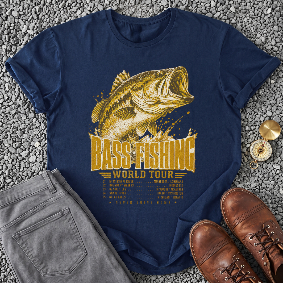Bass Fishing World Tour - Navy