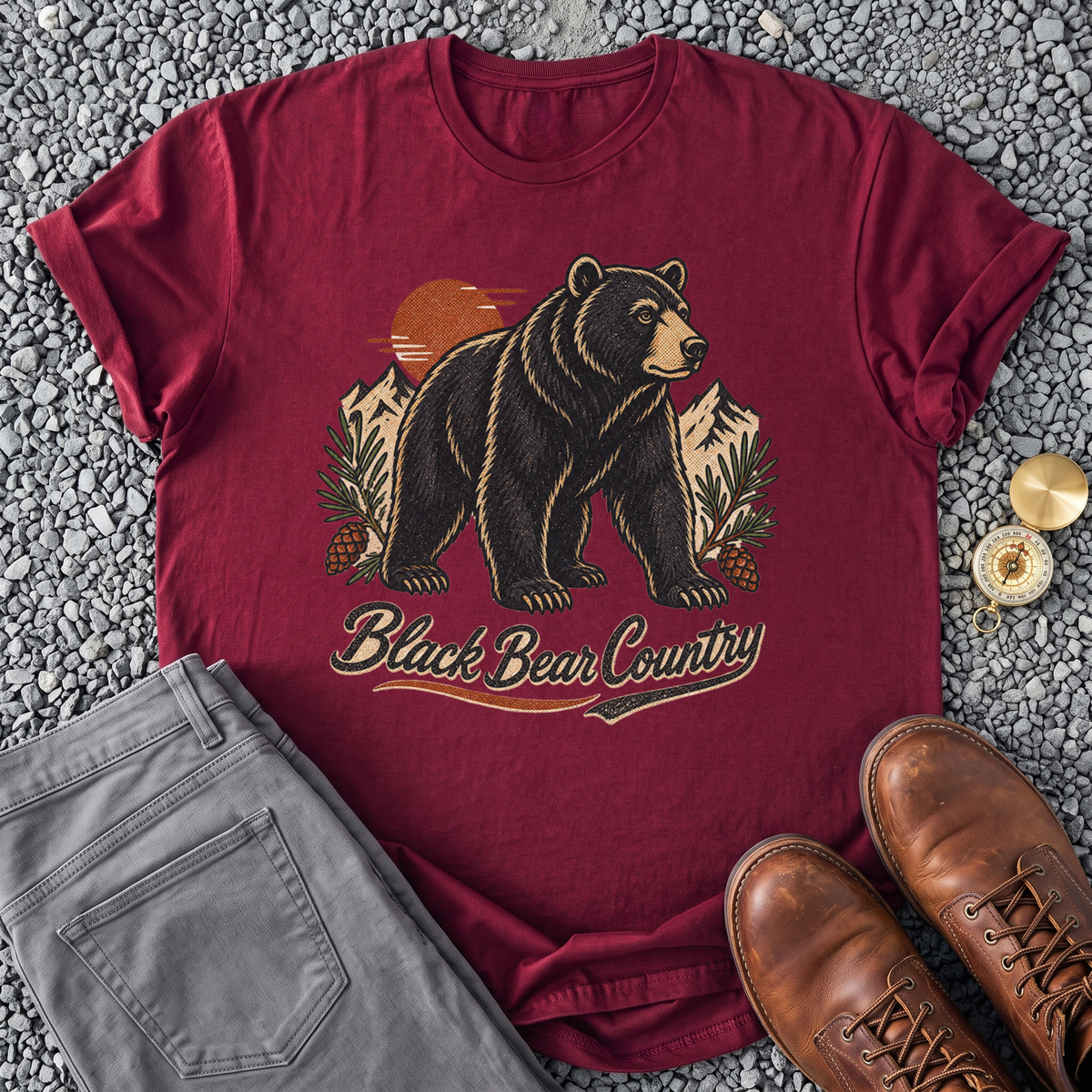 Black Bear Country - Maroon