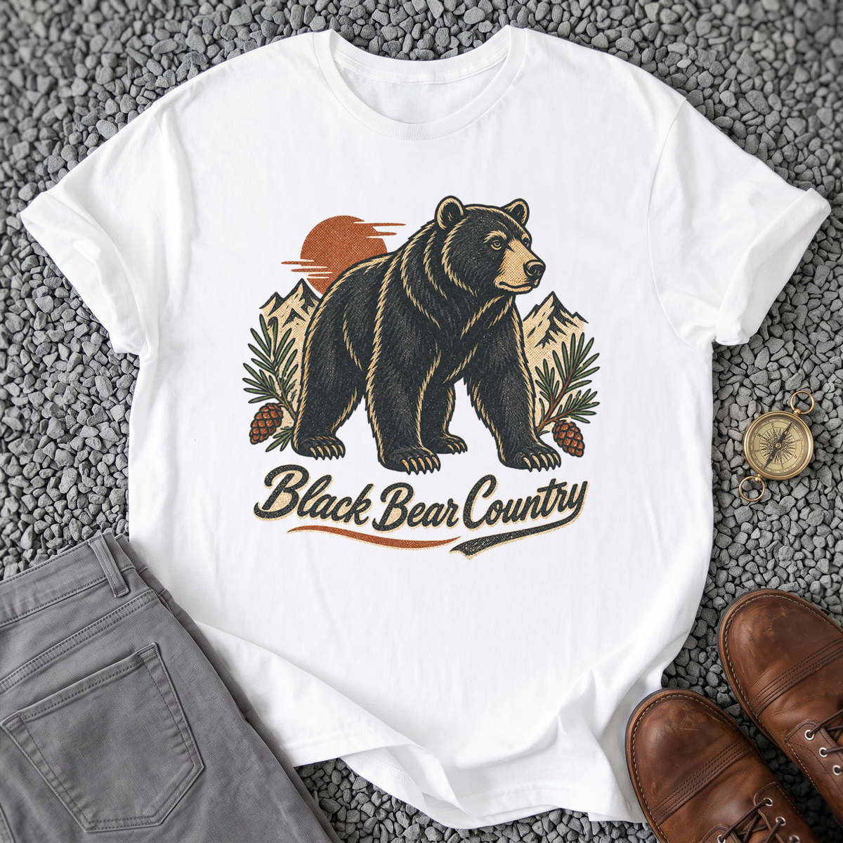 Black Bear Country - White