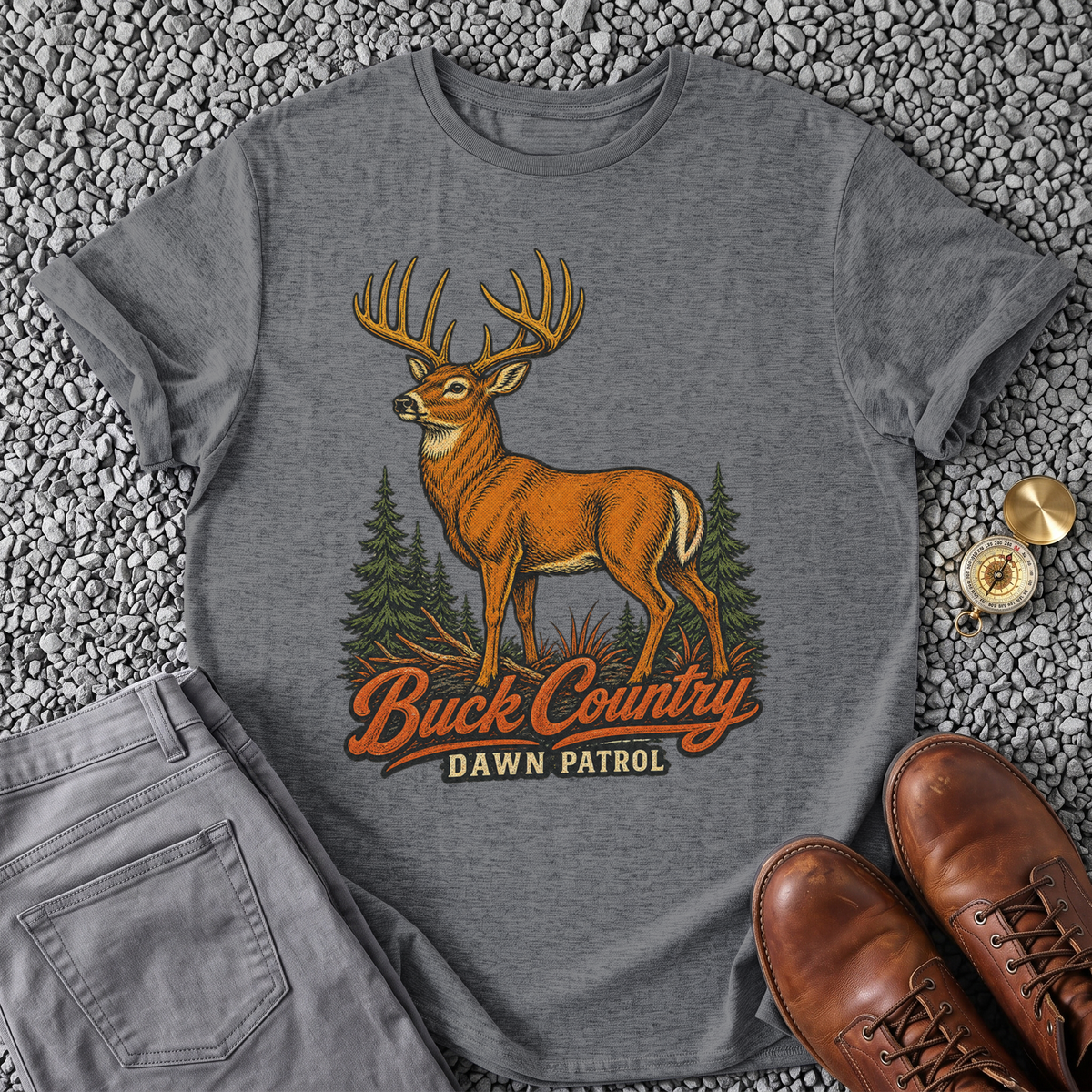 Buck Country - Graphite Heather