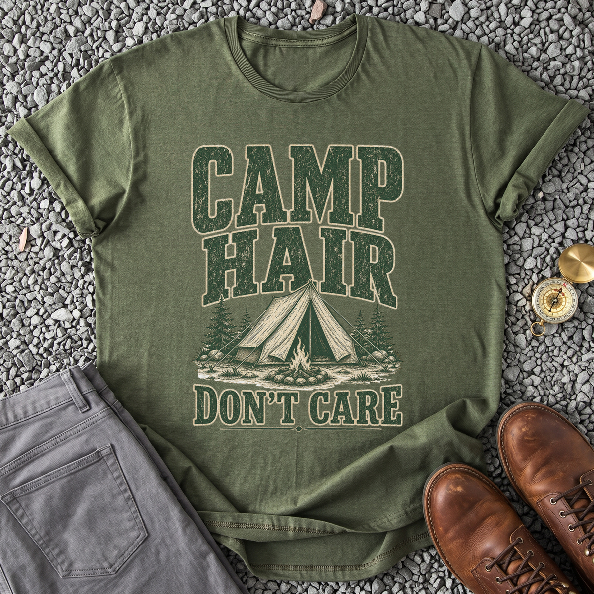 Camp Hair - Military Green