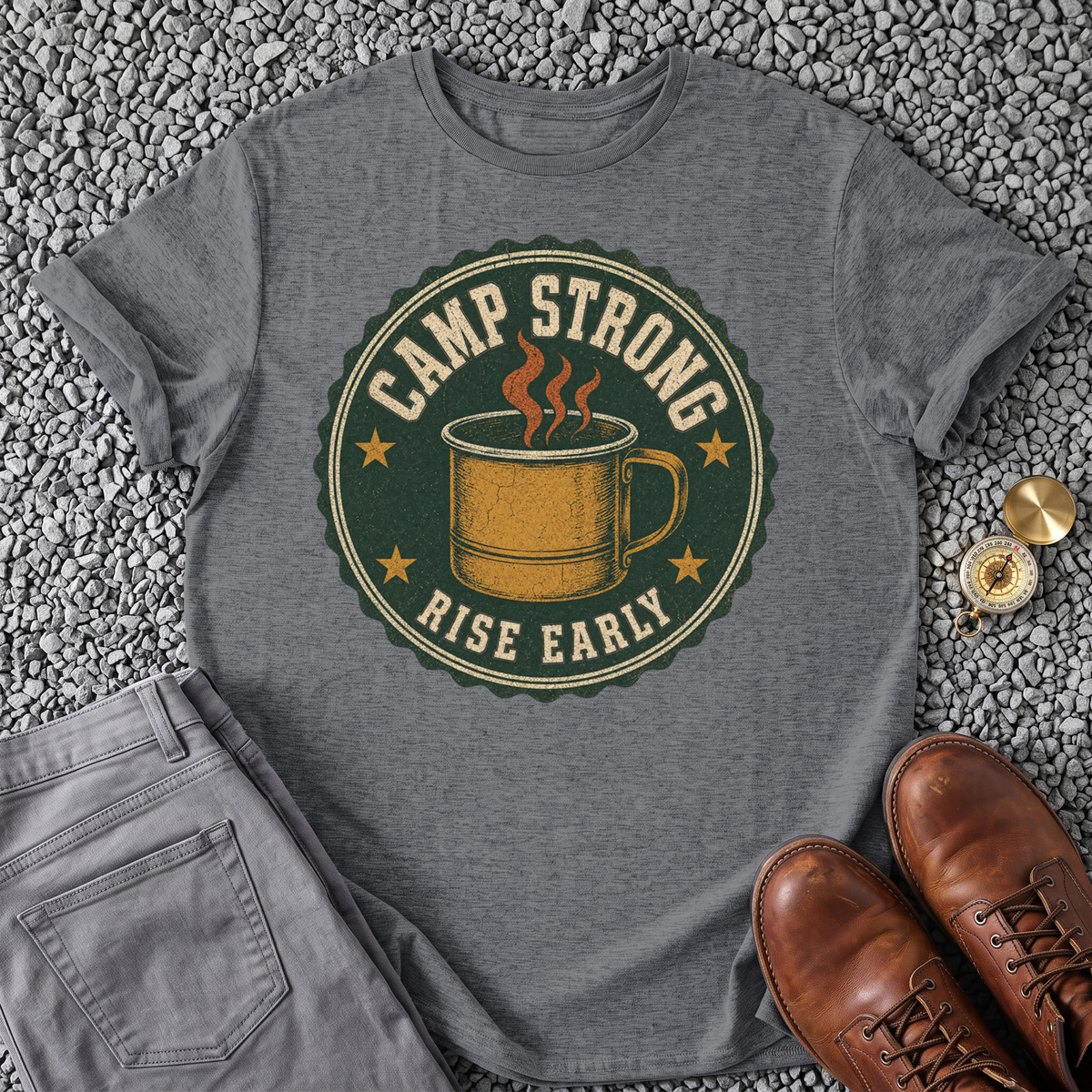 Camp Strong - Graphite Heather