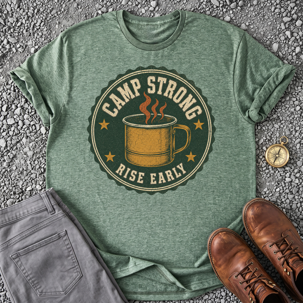 Camp Strong - Heather Military Green