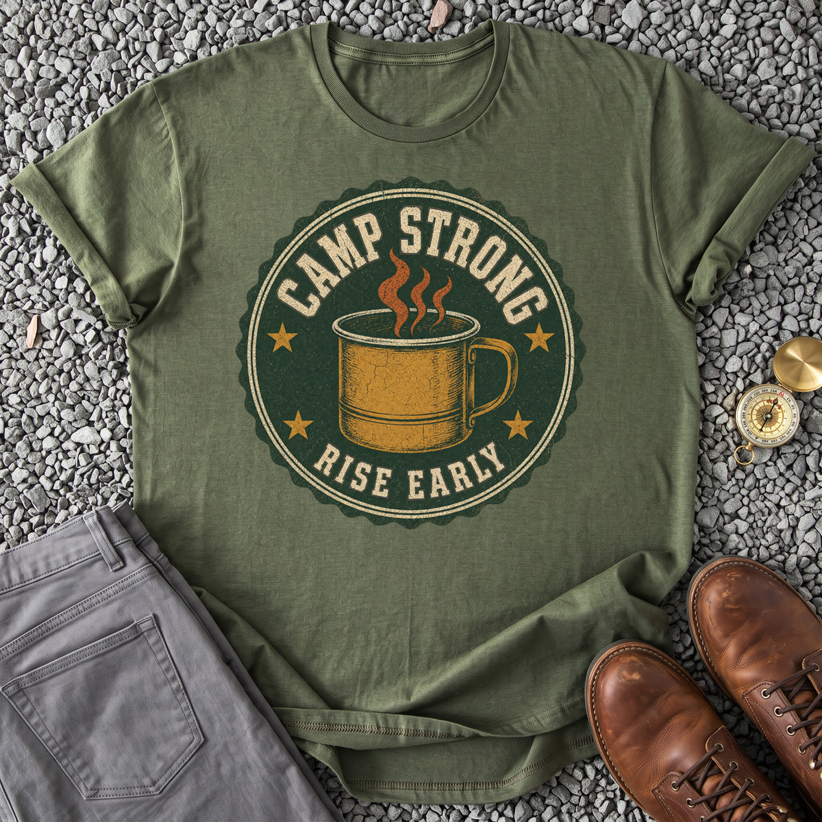 Camp Strong - Military Green