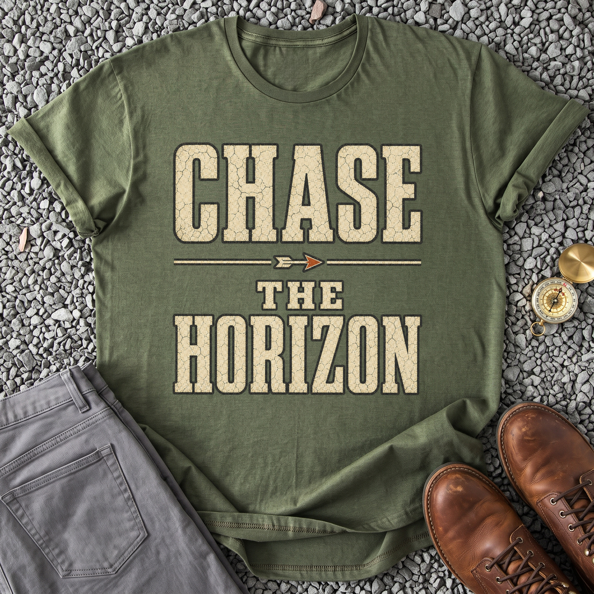 Chase the Horizon - Military Green