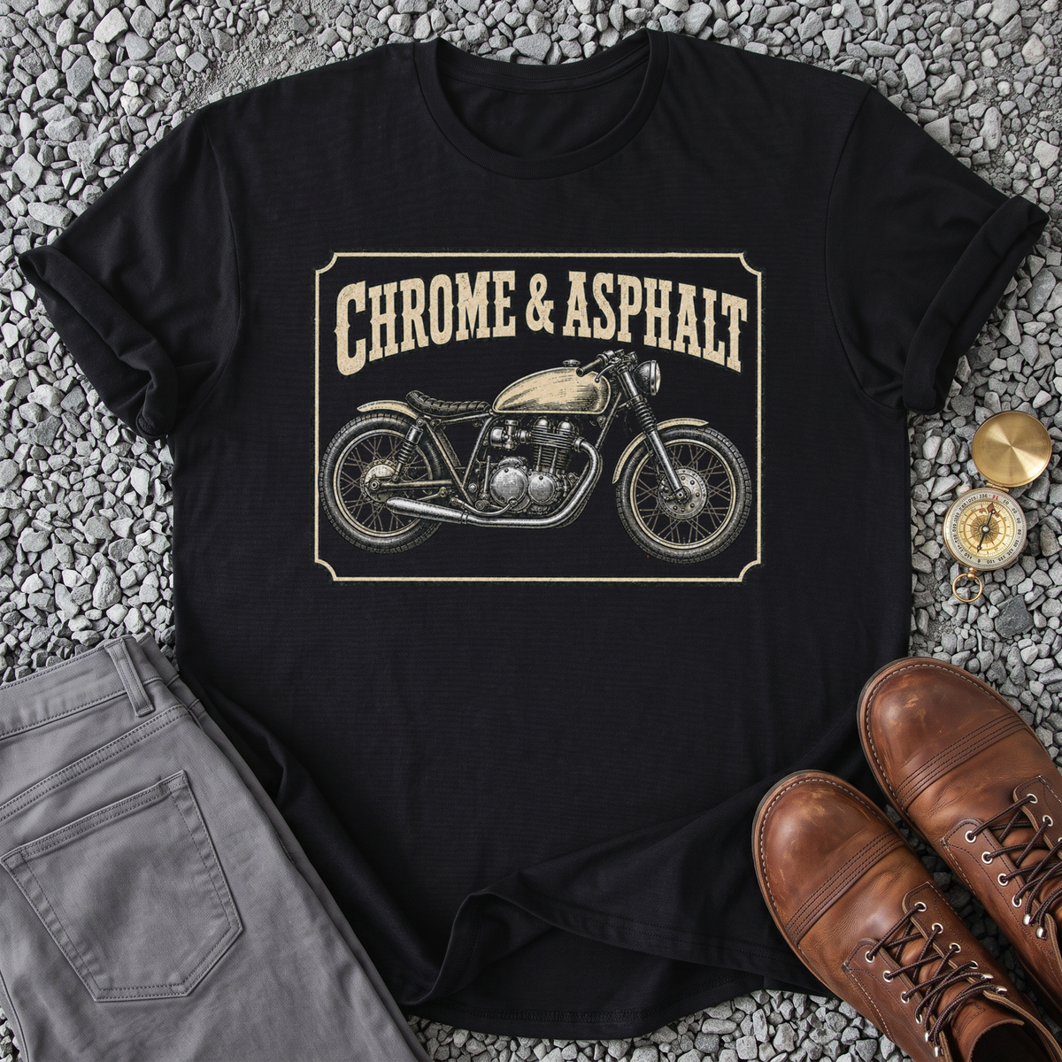 Chrome & Asphalt - Black