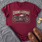 Chrome & Asphalt - Maroon