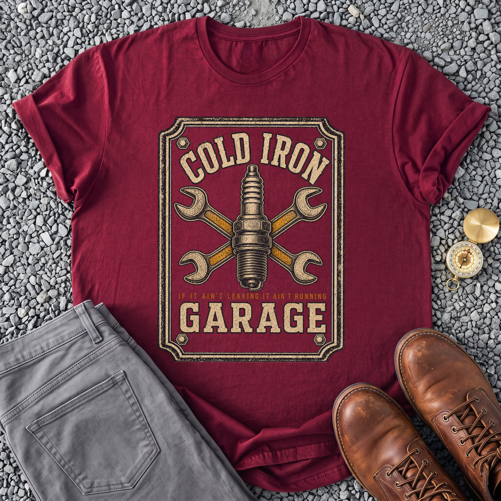 Cold Iron Garage - Maroon