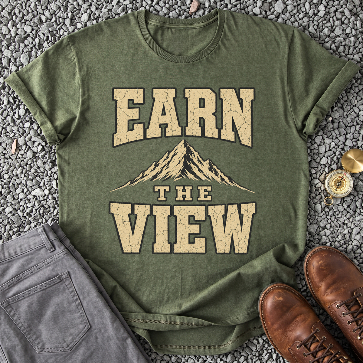Earn The View - Military Green