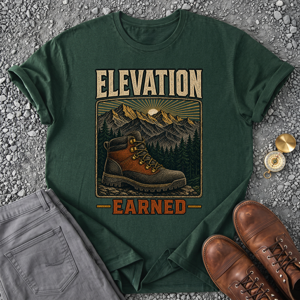 Elevation Earned - Forest Green