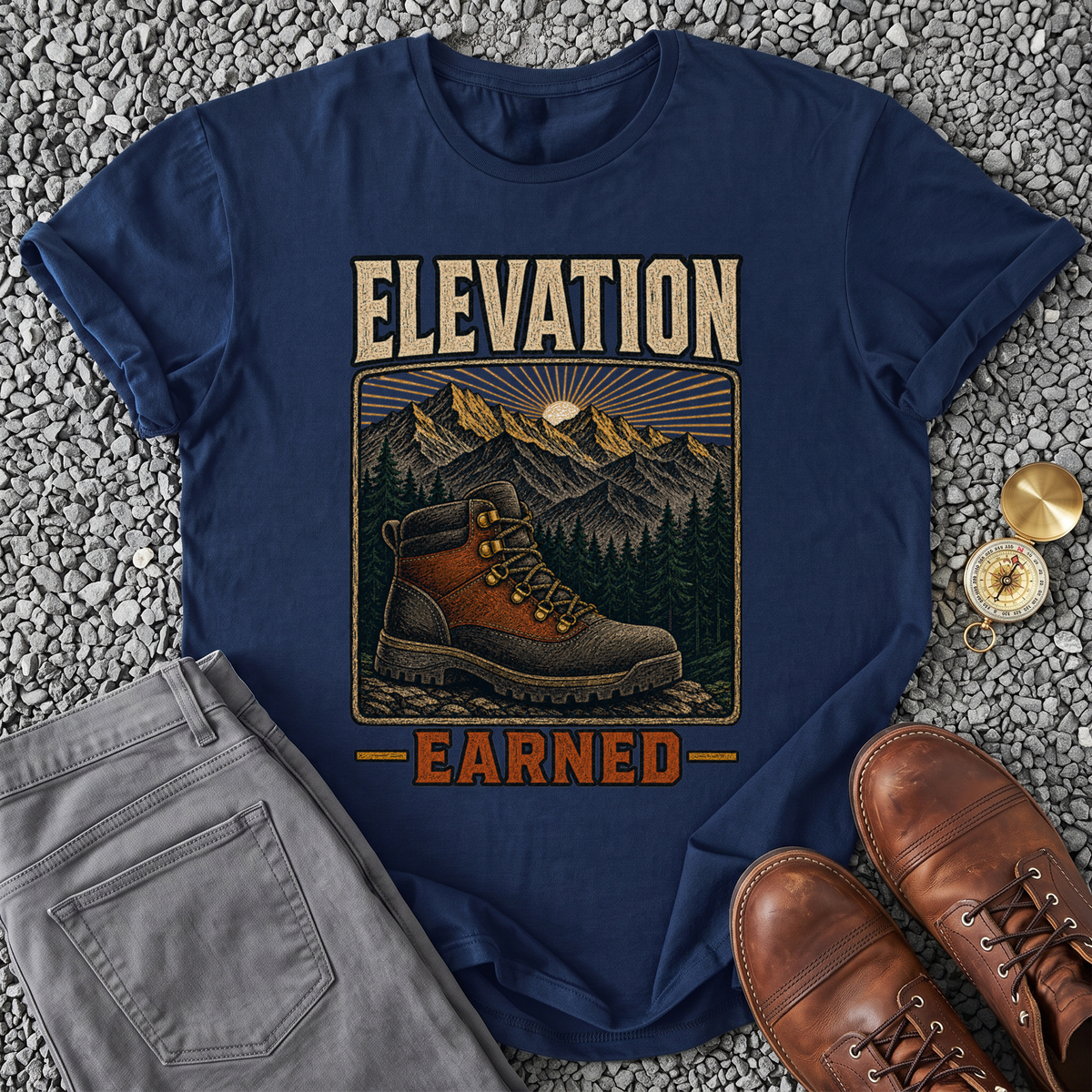 Elevation Earned - Navy