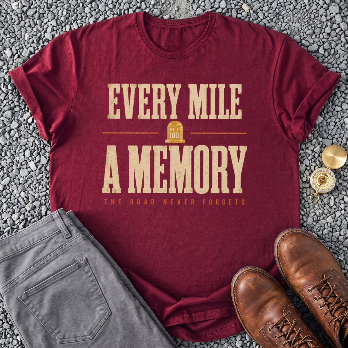Every Mile a Memory - Maroon