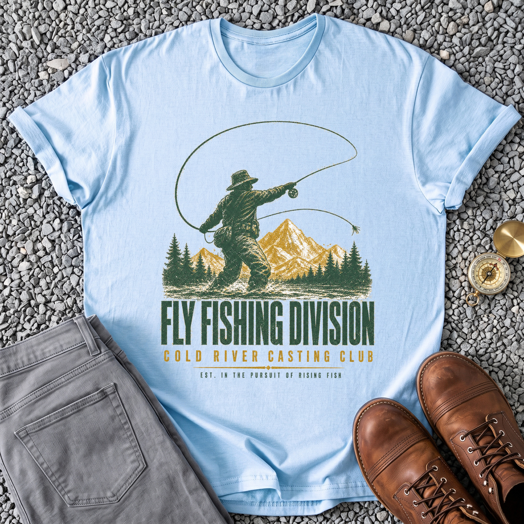 Fly Fishing Division - Light Blue
