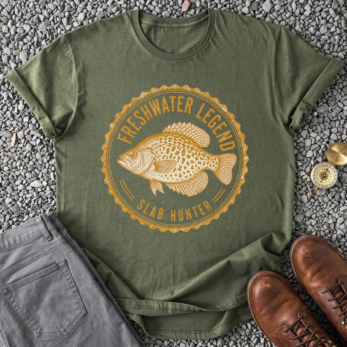 Freshwater Legend - Military Green