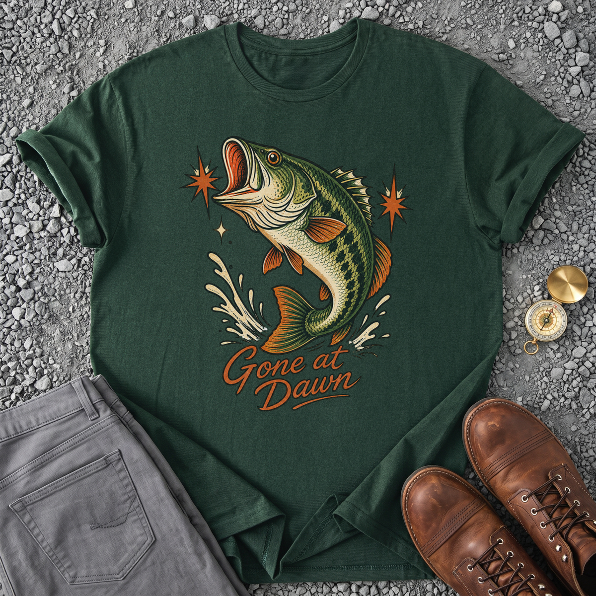 Gone at Dawn - Forest Green